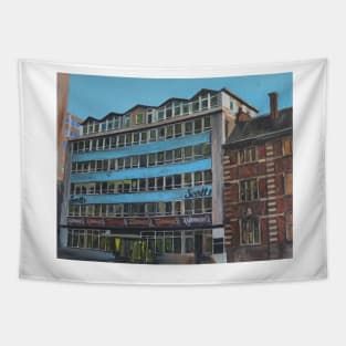 Modern Post-War Building, Hull, England Tapestry