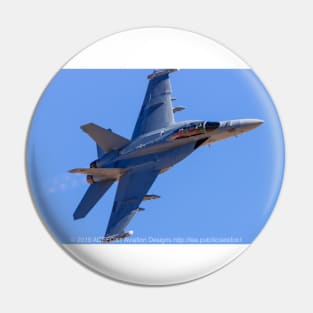 EA-18G Growler Afterburner Fly-By Pin