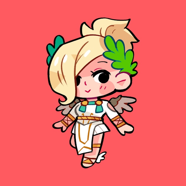 Winged Victory Mercy by giraffalope