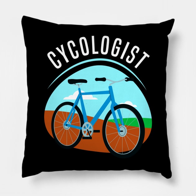 cycologist Pillow by BenTee