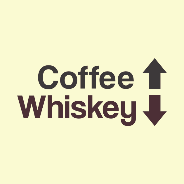 Coffee Up, Whiskey Down by Hirschof