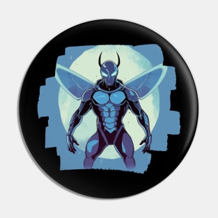 Blue Beetle Pin