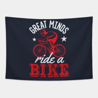 Great Minds  Ride A Bike Tapestry