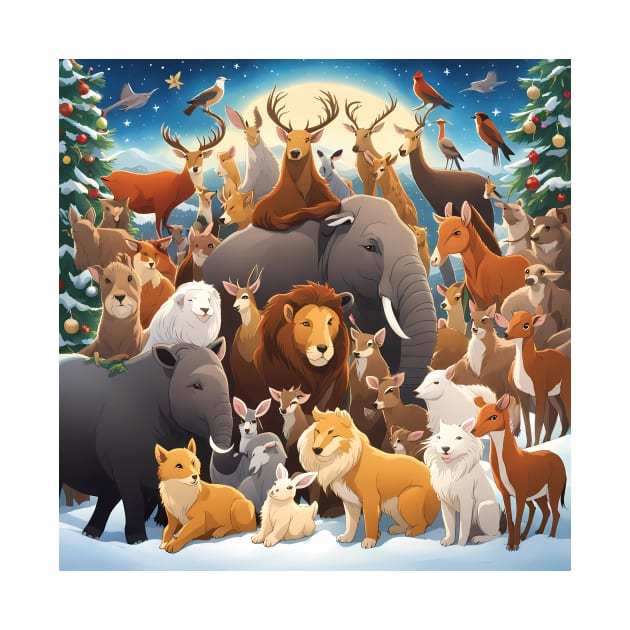 Animal Christmas by Colin-Bentham