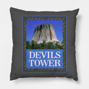 Devils Tower Wyoming Pillow