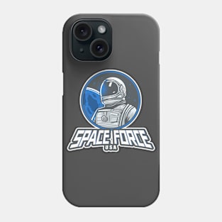 Astronaut On The Moon USA Phone Case