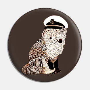 Captain Fox Pin