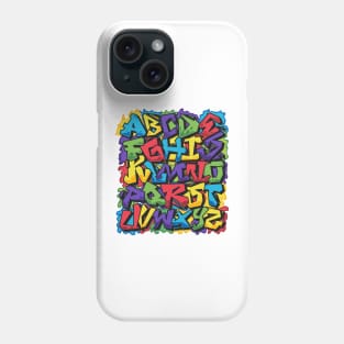 Alphabet graffiti Phone Case