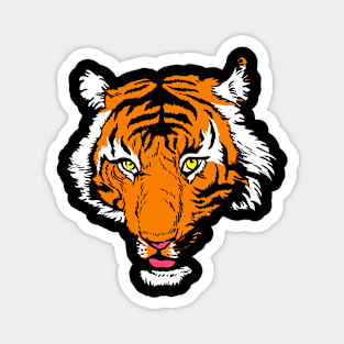 Fierce Snarling Tiger Magnet