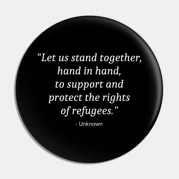 World Refugee Day Pin by Fandie