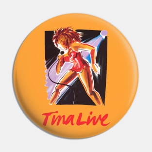 tina turner live retro Pin