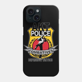 AKT Police Combatives - Gold Badge Phone Case