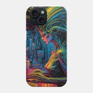 Alien Hacker Phone Case