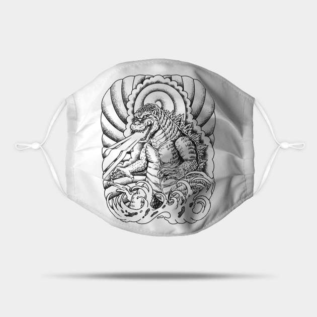 king of monster japanese tattoo - Godzilla - Mask | TeePublic king of monster japanese tattoo - Godzilla - Mask | TeePublic