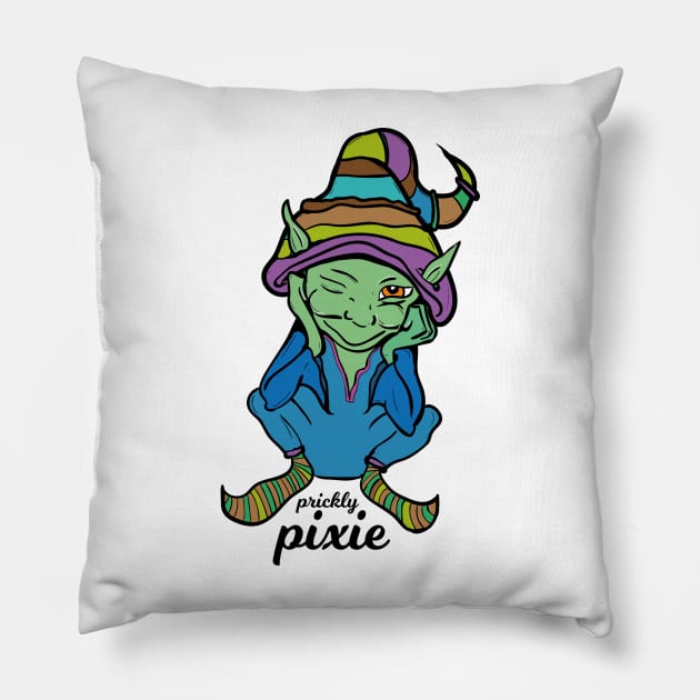 prickly Pixie Pillow by Hakubiya