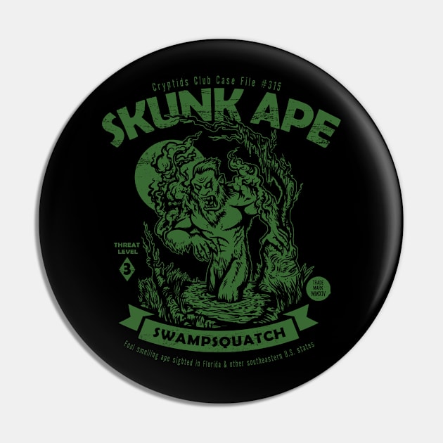 SkunkApe - Cryptids club Case file #315 Pin by heartattackjack