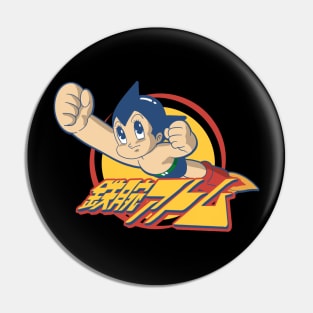 retro astro Pin