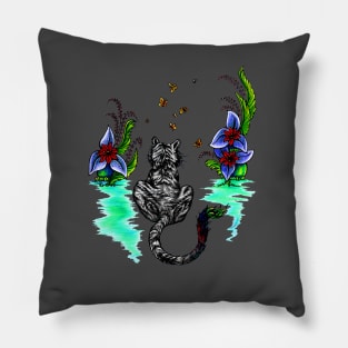 Tiger Paint Pillow