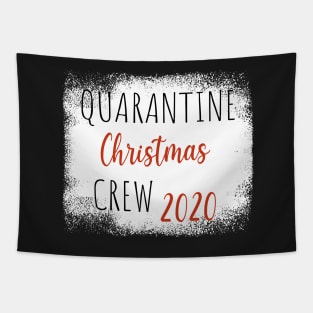 Quarantine Christmas Crew - Family Christmas Crew - Pandemic Christmas Gift - Couple Family Matching christmas pajamas Tapestry