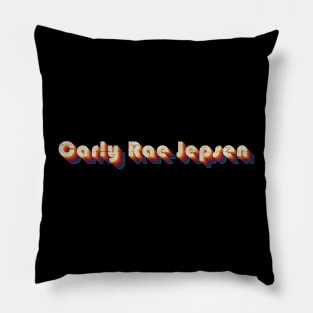 retro vintage Carly Rae Jepsen Pillow