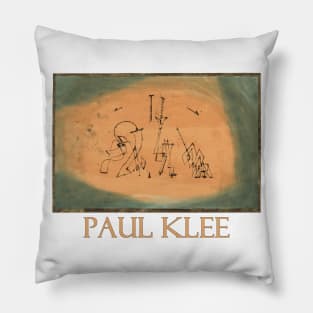 Abstract Trio by Paul Klee Pillow