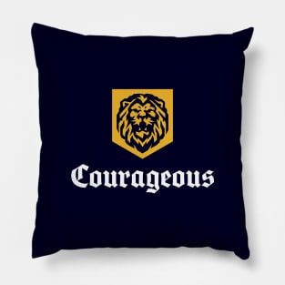 Be Strong and Courageous Pillow