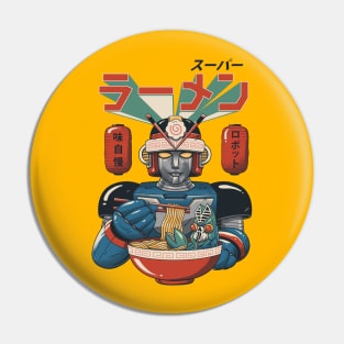 Super Ramen Bot Pin