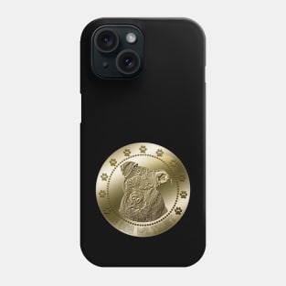 Bull Terrier Coin Crypto Cryptocurrency Phone Case