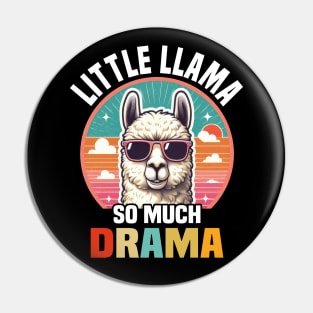 Little Llama So Much Drama, Cool Kids Matching Family Pin