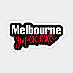 Melbourne Superhero Magnet