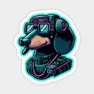 Cyber Pilot Doxie Magnet