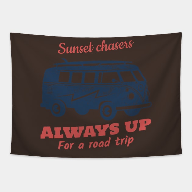 Sunset Chasers-Vintage Look Tapestry by BaronBoutiquesStore