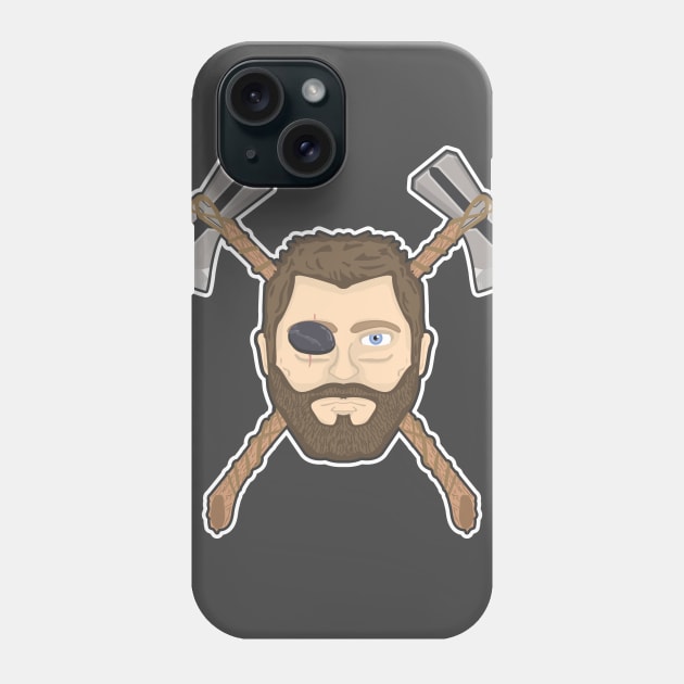 Pirate Angel Eye Patch Phone Case by Mattsimpsondesign