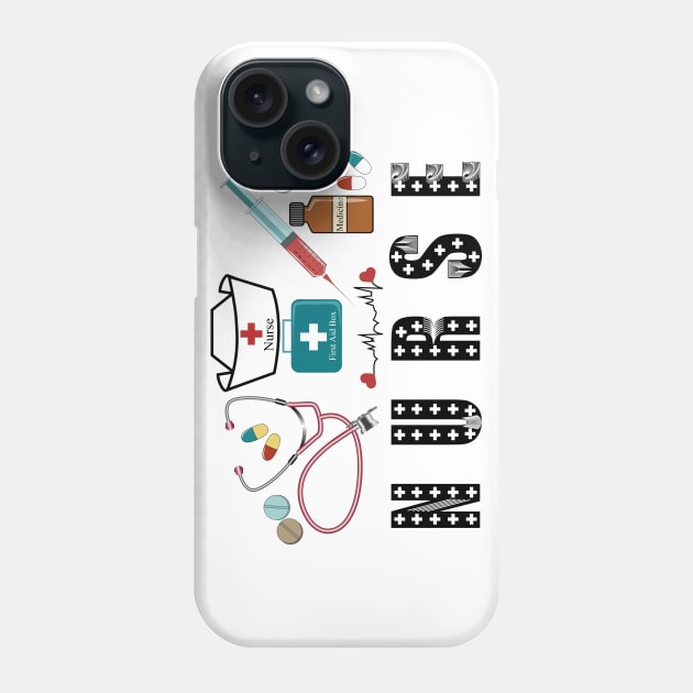 Nurse Phone Case by Designoholic