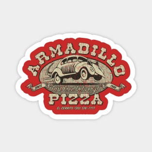 Armadillo Pizza 1988 Magnet