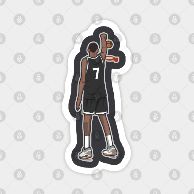 Kevin Durant Cartoon Style Magnet by ray1007