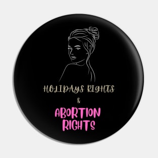 Holiday Lights And Abortion Rights Pin