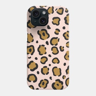 Cheetah on Peach Background Phone Case