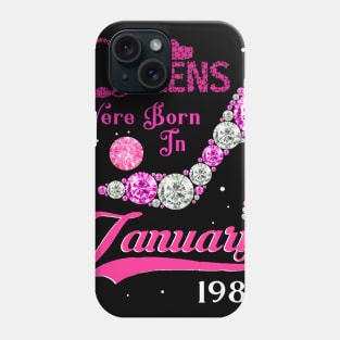 Queens are born in January 1980 Phone Case