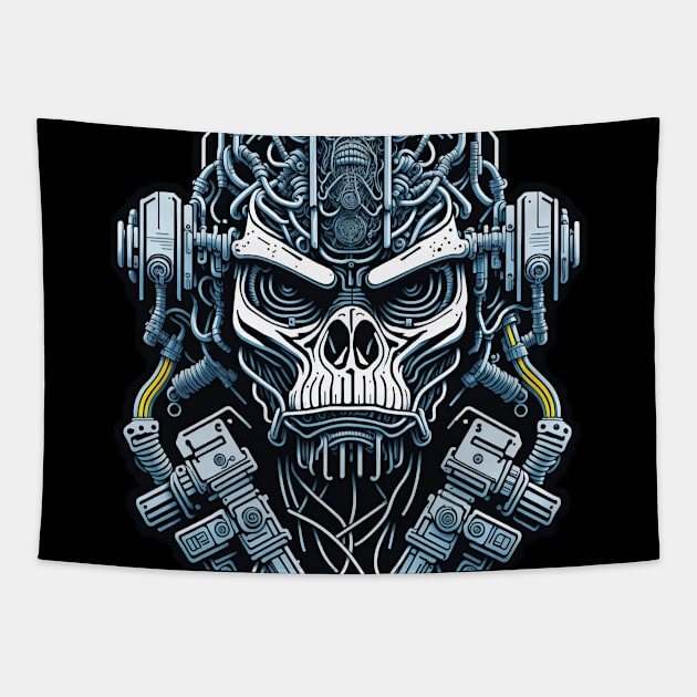 Techno Apes Tapestry by Houerd