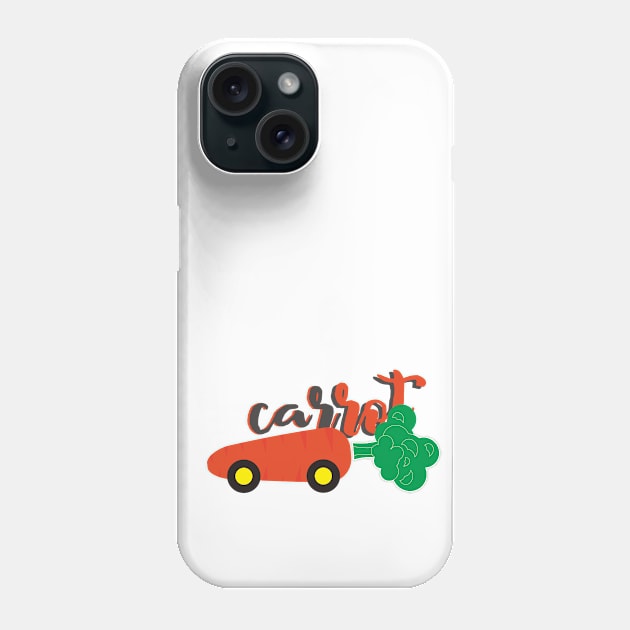 Carrot Funny Phone Case by radeckari25