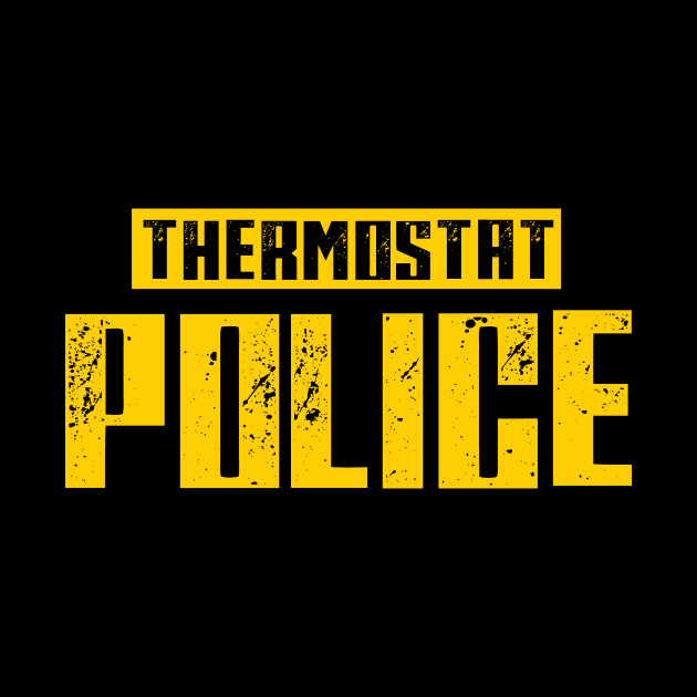 THERMOSTAT POLICE RETRO by HelloShop88