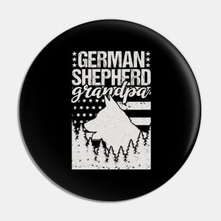 German Shepherd Grandpa Pin