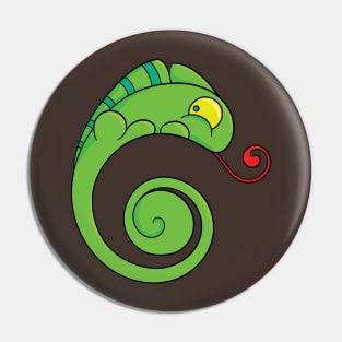 Cute chameleon Pin