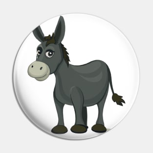 Cute Donkey Drawing Pin