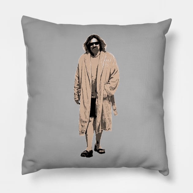 The Dude Vector Pillow by Nonconformist