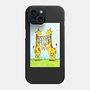 Giraffe Happy Birthday to You Phone Case