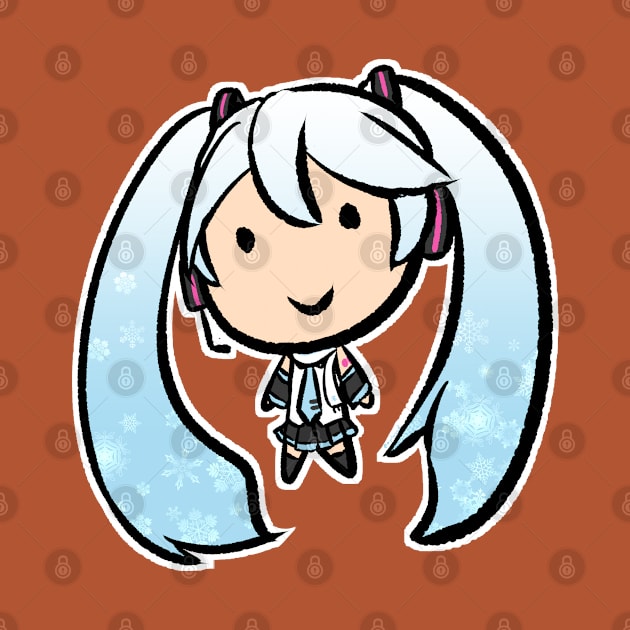 Snow Miku by aplusod