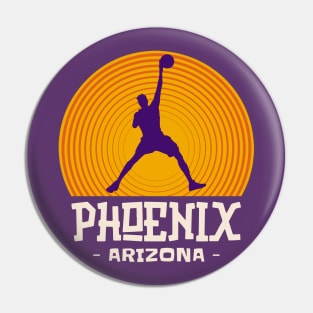 Phoenix Arizona Basketball Pin