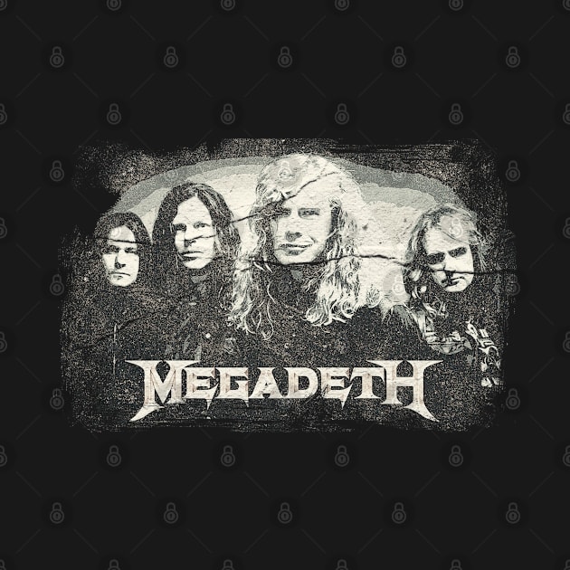 Vintage Megadeth Bootlag by GW ART Ilustration